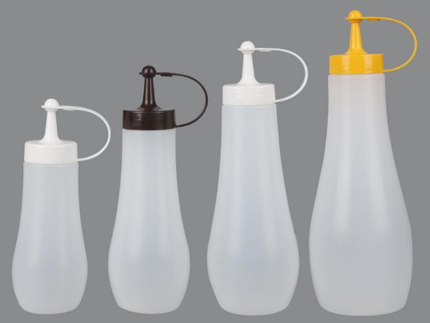 Sauce Squeeze Bottles Bulk--Plastic Condiment Squeeze Bottles--Custom Sauce Bottles with Logo