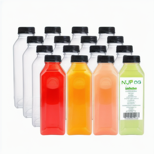  Plastic Juice Bottles-Empty Plastic Water Bottles with Caps-Bulk Sell Reusable Clear Beverage Containers for Drinkingater