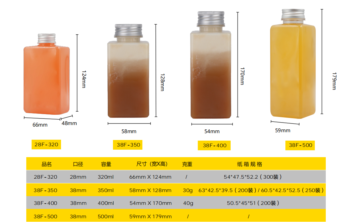  Plastic Juice Bottles-Empty Plastic Water Bottles with Caps-Bulk Sell Reusable Clear Beverage Containers for Drinkingater 